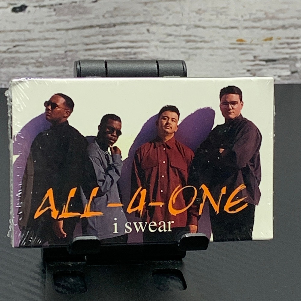 All-4-One - I Swear [1994 Cassette Tape Single]‎ 90s R&B Soul New Sealed Vintage
